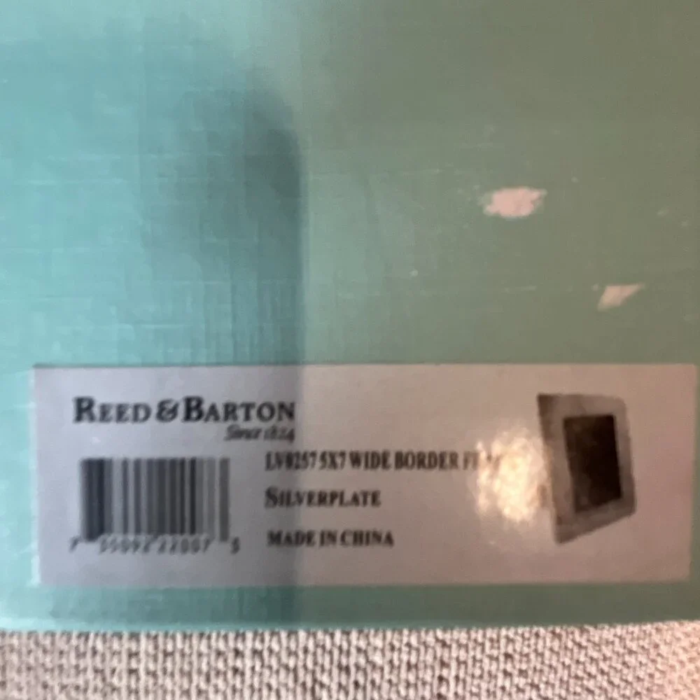 Silver Plated 5X7 Frame (Reed & Barton) (in‎ original box)